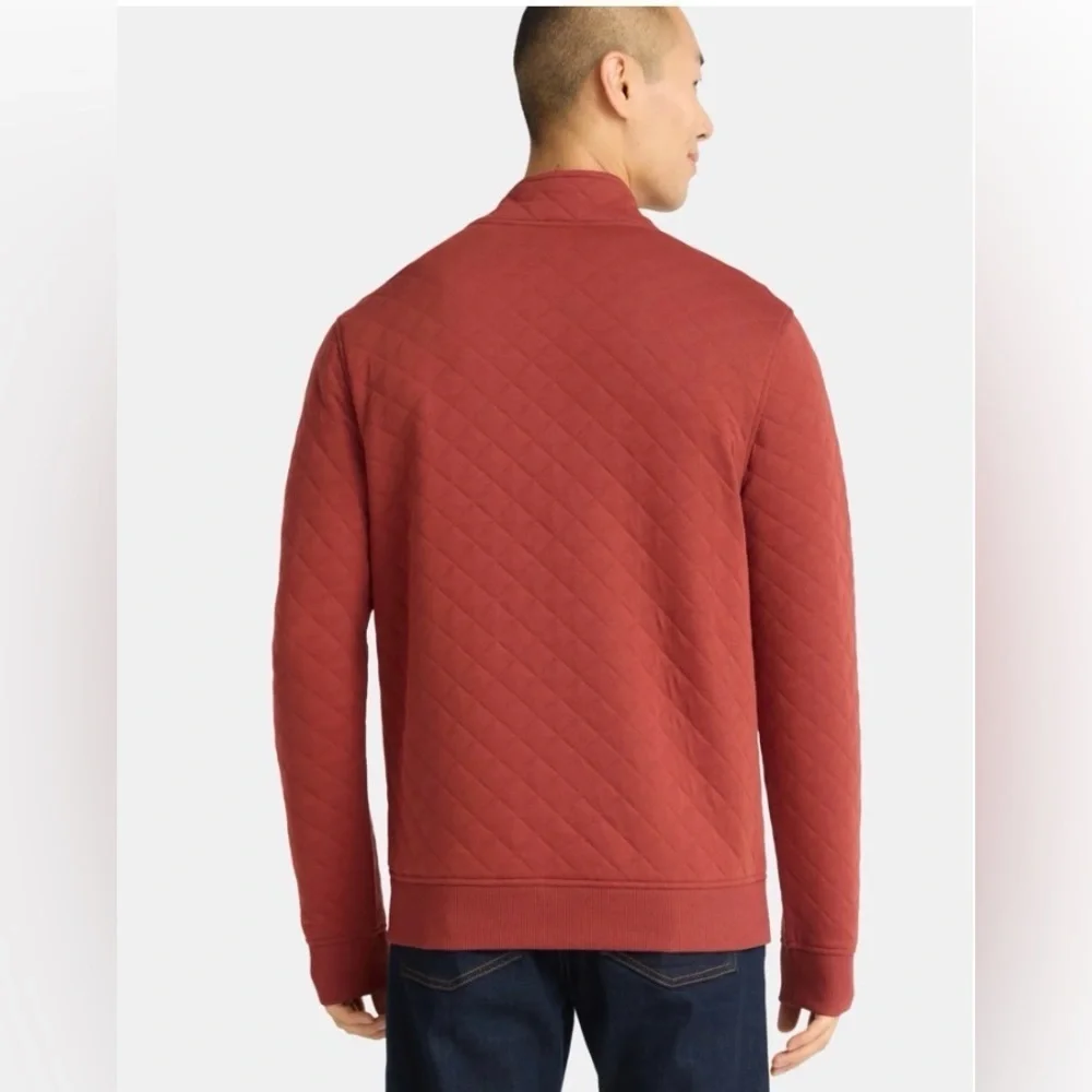 NWT George Men's Quilted Snap Pullover Jacket - Size 2XL - Picture 2 of 8